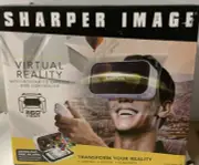 ⚡️Sharper Image Platinum Virtual Reality Headset With Controller & Earbuds