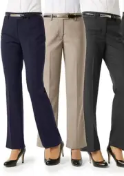 NEW! Biz Collection LADIES CLASSIC FLAT FRONT PANT ALL SIZES BS29320