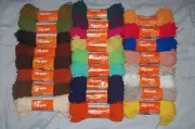 Vintage Caron Heavy Rug Yarn Skeins Acrilan 25 Colors