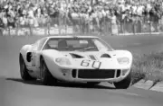 Jo Schlesser Guy Ligier Ford France Ford GT40 1967 Motor Racing Old Photo 2