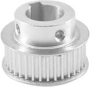 1pcs HTD3M 32T Transmission Pulley 6/8/10/12/14/15/16mm Inner Bore with/Without Keyway 11/16mm Width Aluminium Alloy Pulley Wheel(10mm,16mm with Keyway)