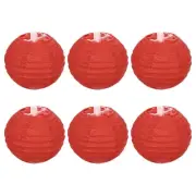 6pcs 4 Inch Folding Hanging Paper Lanterns for Wedding Home Party