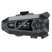 1*Motorcycle Intercom Helmet Headset Bluetooth Speaker With Long Battery Life