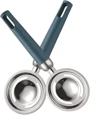 Ciieeo Egg Separation Tools 2pcs Kitchen Supplies Stainless Steel Easy to Clean
