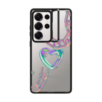 Galaxy S25 Ultra Impact Ring Stand Case Chain by A Subtle Space