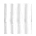 24pcs Kebob Skewers 30cm x 3.8mm x 1mm Stainless Steel Flat BBQ Grill Sticks