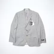Lauren Ralph Lauren Classic-Fit UltraFlex Plaid Sport Coat Gray Size 42S