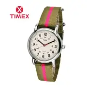 Timex TWG012000Q8 | Women's Weekender Watch | Fabric Strap | Casual Style | Quar