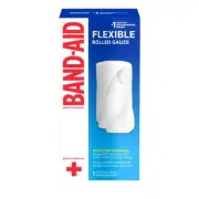 Band-Aid Flexible Sterile Rolled Gauze Dressing 4 inch x 2.5 Yard 1 Ct 12 Pack