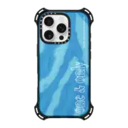 iPhone 16 Pro Bounce Case MagSafe Compatible River Blue Dye