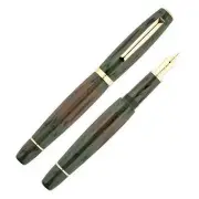 Scribo Feel Fountain Pen in Monte Cornero Ebonite, 14kt Flexible Medium Nib NEW