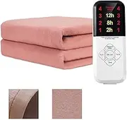 Heating Blanket, Heating Electric Blanket in Autumn and Winter Double Size, Soft Fitted - Fitted Mattress Cover, with Digital Remote, Heat Settings, Auto Offty Technology