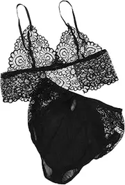 [DEARMAMY] Jumpsuit (L) Bikinis for Pants Nude Bralettes Skirt Ladies Nightwear for Clothing Bras for Suit 's Polyester