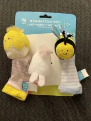 New Manhattan Toy Baby 2 Foot Finders Spring Chick Bee J41