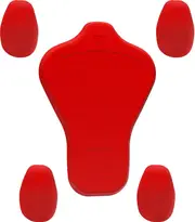 John Doe XTM Top, protector set women , color: Red , size: One Size