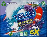 Tblue Eco-Friendly Laundry Detergent Sheets Lavender Pack of 100 sheets