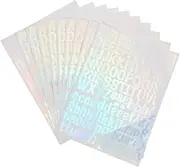 Holibanna Self Adhesive Vinyl Letters Numbers Stickers for DIY Crafts Mailboxes Address Signs Reflective Decal Stickers for Easy Application Removal