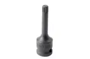1/2” Dr Deep Spline Impact Socket Bit Option: M4-5-6-8-9-10-11-12-14-15-16-18-20