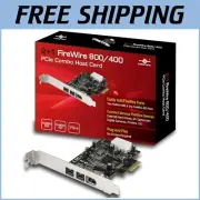 Upgrade Your PC with 3-Port FireWire 800/400 Host Card for Fast Data Transfer