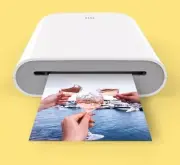 Mini Photo Printer ZINK Inkless Multifuncion AR Video Bluetooth Printer20PCS Pap