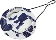 Dog Dog Hats, Dog Round Cap with Ear Hole, Adjustable Outdoor Travel Sun Protection Sport Hat for Cat Small Medium Dogs (Dark Blue, L)