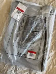 Nike Mens Team Vapor Pro Pant Piped GRAY with Black piping - Size Large - NEW