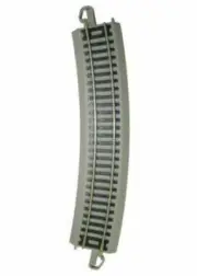 Bachmann HO Scale 22" Radius EZ Track w/Nickel Silver Rail & Gray Roadbed