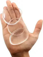 Silicone Makeup Sponge, Clear Applicator & Blender Cosmetic Puff BB Pad for all Liquid Foundation or Cream Cosmetic Beauty Tools Blender, 3 Pcs