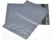 100 Bulk Buy Pack - 600x450 mm LARGE GREY PLASTIC MAILING SATCHEL COURIER BAG