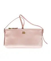 Satin mini handbag One size Orchid pink
