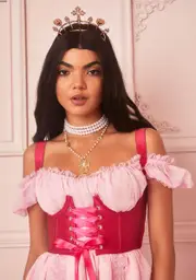 [Sugar Thrillz] Rubine My Beloved Underbust Corset Top