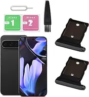 2 PCS for Pixel 9 Pro XL SIM Card Tray Replacement, SIM Card Holder Compatible with Pixel 9 Pro XL (Obsidian)