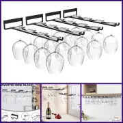 11.8 Inch Wine Glass Rack, Set of 4 Stemware Wine Glass Hanging Rack,