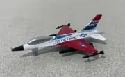 In Air F-16 US Air Force Die-Cast Model Airplane 1/100th Scale A144 3.25"