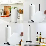 US 1-2 Pc Paper Towel Holder Free Standing Towel Roll Dispenser Kitchen Bathroom