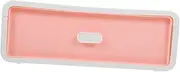 OSALADI Plastic Drawer Cabinet Small Desktop Organizer for Cosmetics Office Supplies Stackable Storage Box Single Layer Design for Efficient Space Management Made of Material Pink