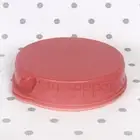 NEW Tupperware Round Cake Keeper Taker Pie Tart Server Musk Pink Keeper