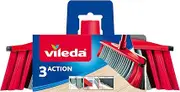 Vileda 142158 3-in-1 Natural Broom(Only Comes with Brush Head No handle included)