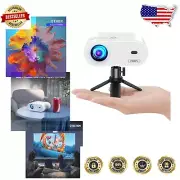 Lightweight Full HD Mini Projector with Hi-Fi Speaker - Perfect for Home Theater