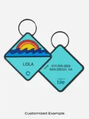 Qalo Traq Trackable Dog ID Tag Powered by Tile