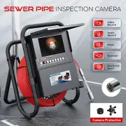 30M Sewer Drain Pipe Inspection Camera with 23mm Endoscope Probe 7" DVR Recorder