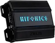 Hifonics Zeus Delta 1,350 Watt Compact 2 Channel Nickel Plated Mobile Car Audio Amplifier with Auto Turn On Feature, ZD-1350.2D, Black