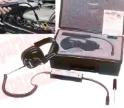 Mechanics Electronic Stethoscope Headphone AUTO Noise Microphone Sound Amplifier