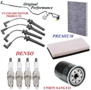 Tune Up Kit Filters Spark Plugs Wire For CHRYSLER VOYAGER L4 2.4L 2000