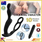 Cock Ring Anal Butt Plug Vibrator Male Prostate Massager Remote Sex Toys For Men