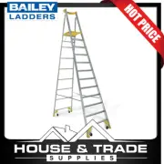 Bailey Platform Ladder 3.5m 12 Step Aluminium Stepladder P170 FS13545