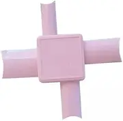harayaa Pack of 5 Pink Nail Art Stencils for DIY Manicure , Pink, 6 Pcs