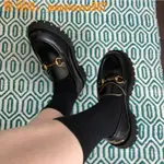 二手 GUCCI GG VELVET LUG SOLE LOAFER 皮革 厚底 蜜蜂尾 樂福鞋 尺寸齊全