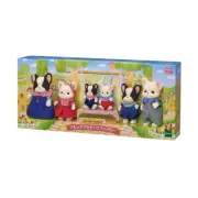 Sylvanian Families French Bulldog Family Doll Set Calico Critters Epoch Japan FS