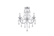 Walker Modern Classic 3-Light Hanging Chandelier Lamp Light Chrome Small